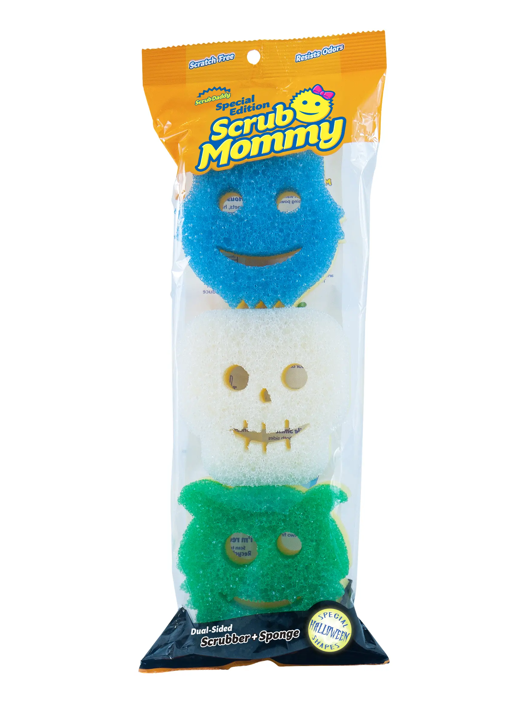 Scrub Mommy Dual-sided  Sponges Halloween Shapes 2023