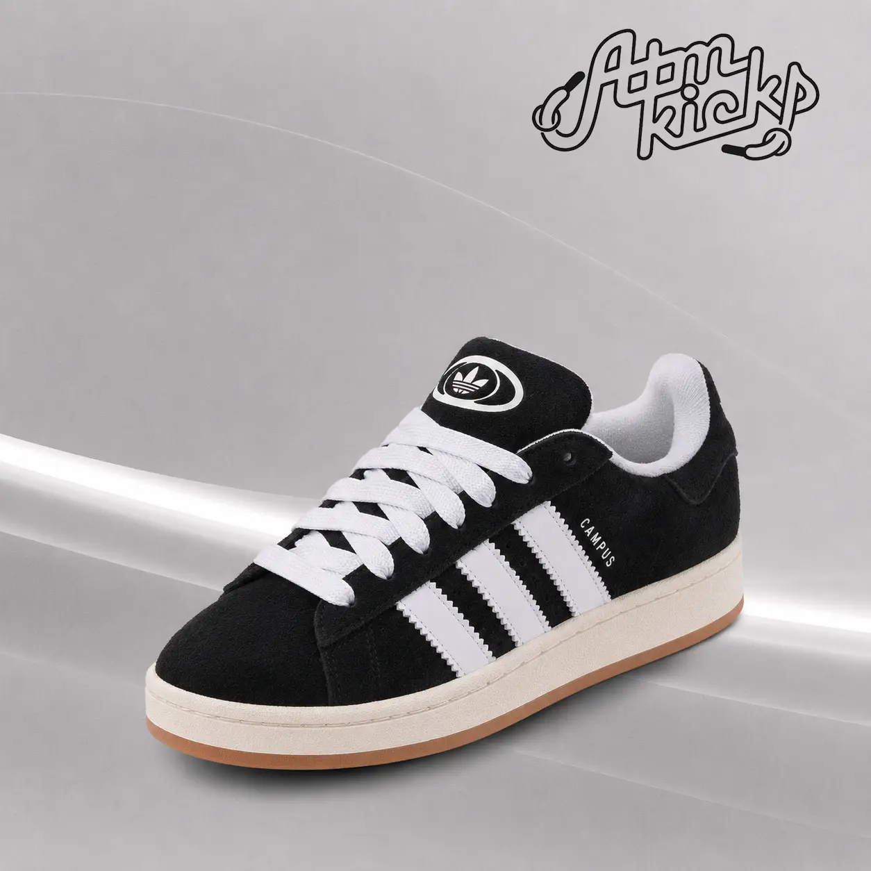 adidas Campus 00s Core Black HQ8708 Authentic Shoes Footwear Sneaker Trainer Comfortable Walking Fashion Trending Gift