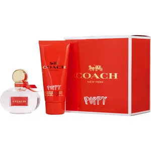 Coach Poppy Set-Eau De Parfum Spray 3.3 Oz & Body Lotion 3.3 Oz For Women