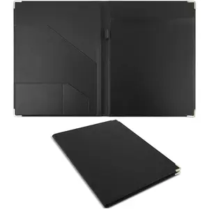 Padfolio Portfolio Binder - Thickened Business Folder for Interview Resumes, Legal Documents | Notepad Not Included,Durable, Black