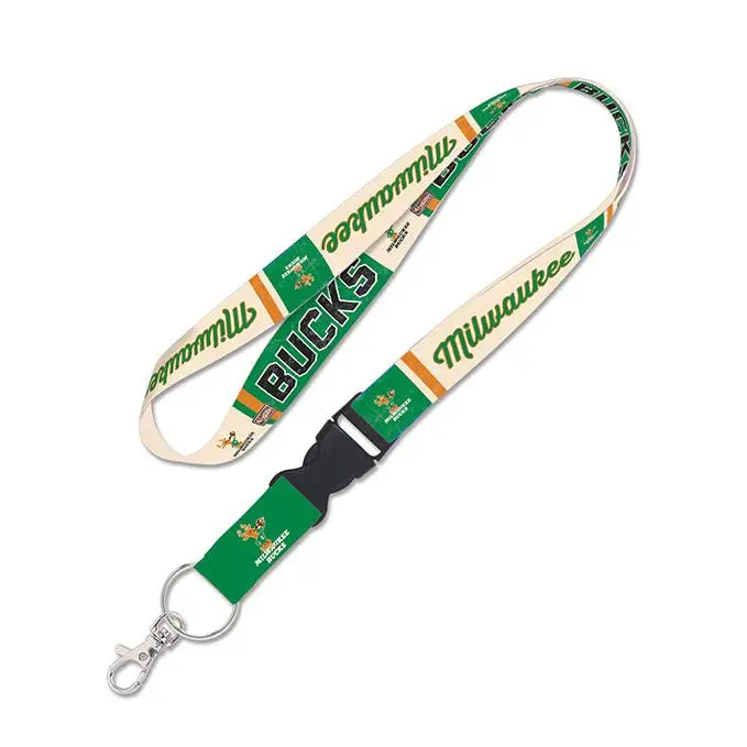 Wincraft HWC '68 Script Milwaukee Bucks Lanyard