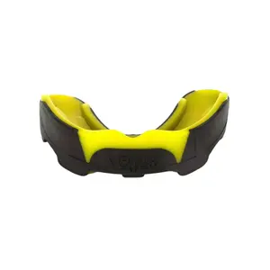 Venum Predator Mouthguard - Black/Yellow - Dual-Core Design, Advanced Nextfit Gel Frame, Shock Absorption, Comfortable Fit