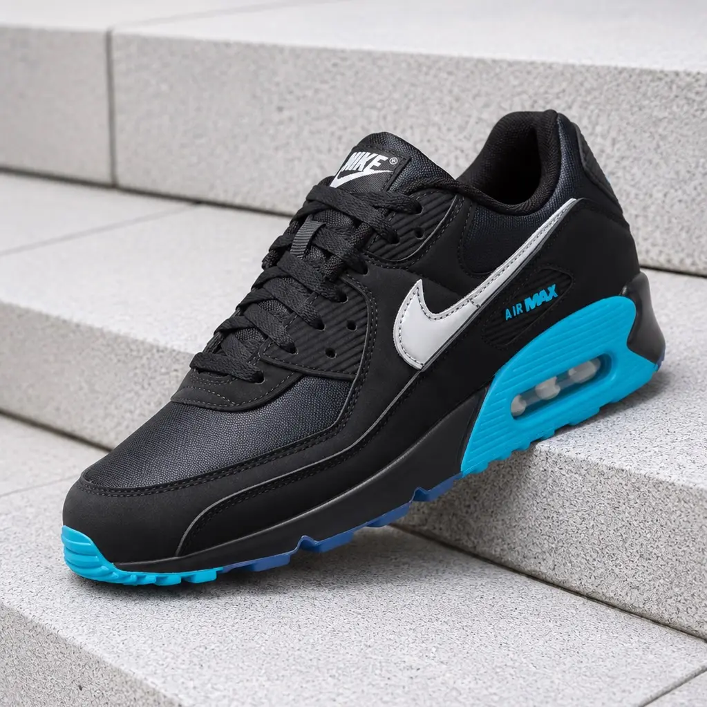 Nike Air Max 90 Premium Scorpion Black Men's Fashion Sneaker New