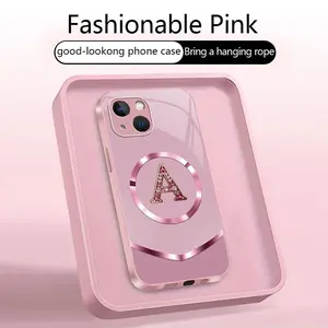 Suitable for [iPhone 13 Mini] high-end MagSafe phone case，Features a magnetic attachment function, premium design that is both practical and affordable—choose from all 26 letters.YM99