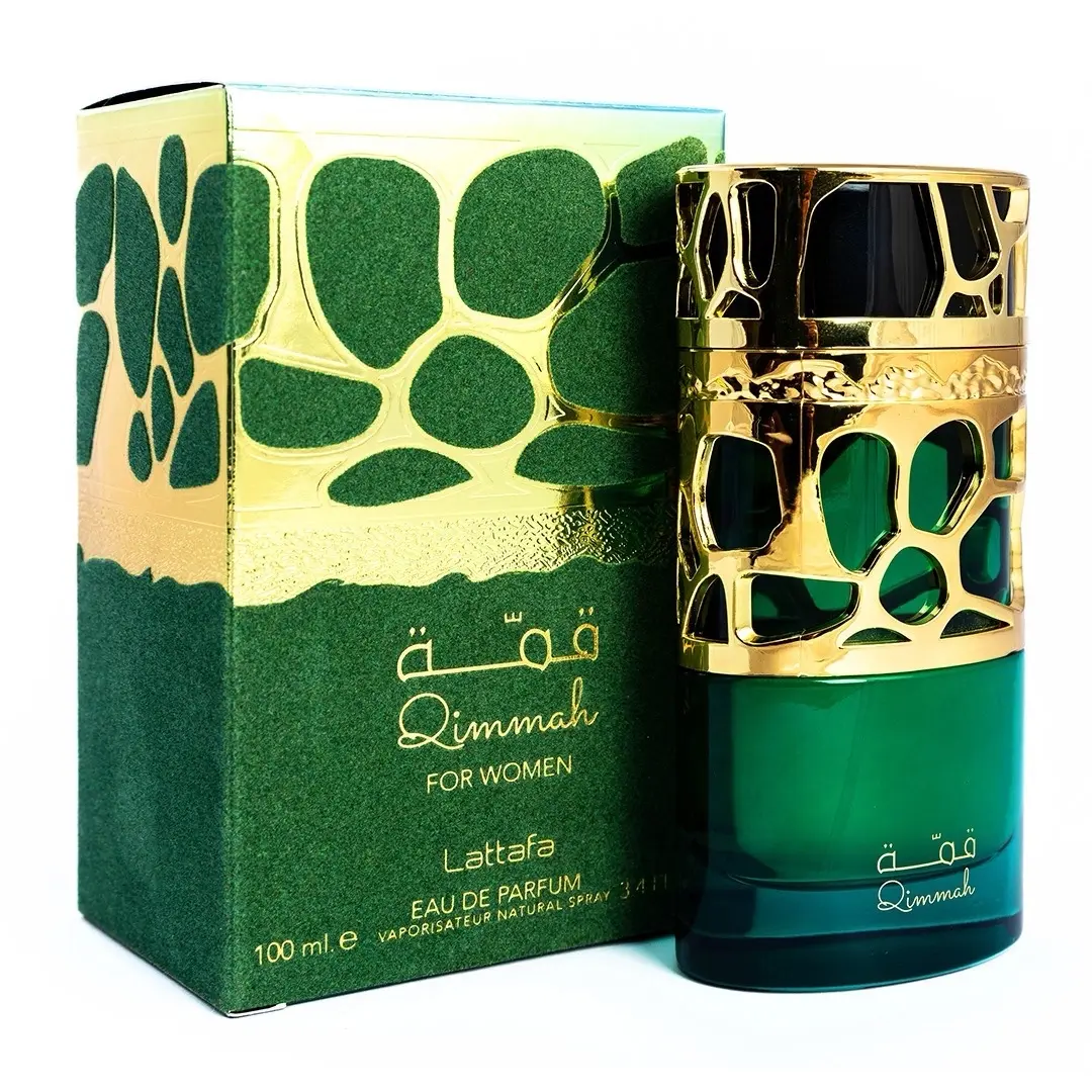 Lattafa QIMMA EDP Spray - Women's Fragrance, 3.4oz(100ml) Luxurious Scent Blend, Perfumes for Women, Women Perfumes