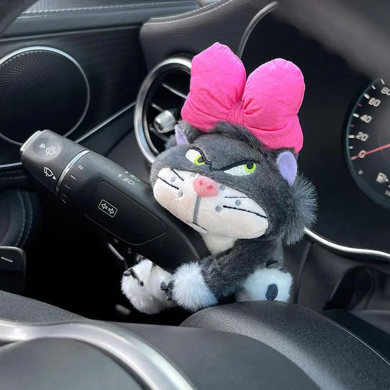 Cute Cat Design Car Interior Decoration, Car Center Console Decoration, Car Interior Ornament, Car Accessories for Women & Girls, Girly Car Accessories, Car Interior Accessory, Car Interior Decorative