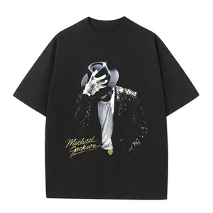 Michael Jackson King of Pop T-Shirt Retro Graphic Tee Unisex