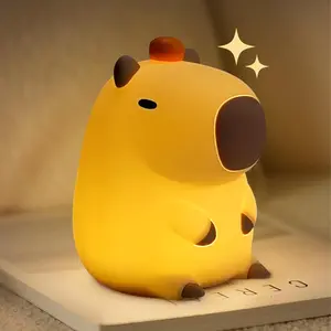 Portable night light with USB charging function Festive & Party Supplies  Festive Decorations Decorative Lights Capybara Night Lamp