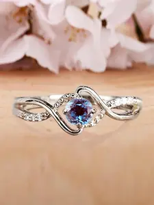 Elegant Rhinestone Cross Decorated Ring, Dainty Stacking Rings, Fashion Stackable Rings, Fashion Jewelry for Party, Daily Clothing Decor, Wedding Engagement Anniversary Party Jewelry Gifts, Elegant Everyday Ring, Stackable Finger Rings
