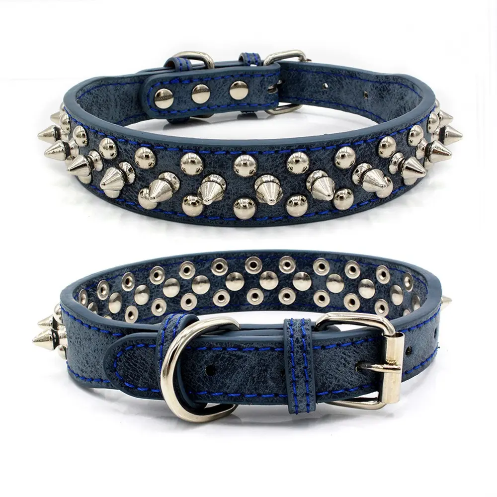White rivet style: Navy blue