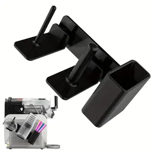 Slushie Machine Cup Organizer - 3-in-1 Side-Mounted Cup Organizer for Ninja Slushie Machine FS299 FS300 FS301 Side-Mounted Holder for Cups Lids & Straws Storage Cup Holder Ninja Slushy Accessories