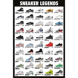 Sneaker Legendsi Poster - High-Quality Glossy Paper Posters
