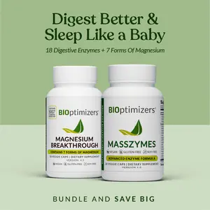 BIOptimizers Performance Stack: Magnesium Breakthrough + MassZymes | Supports digestion, nutrient absorption, muscle recovery, and quality sleep.