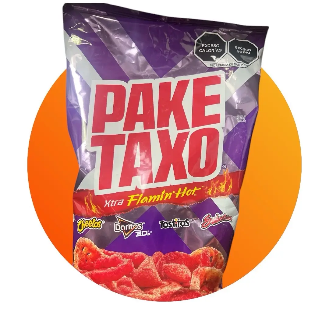 Pake Taxo Xtra Flamin’ Hot family size Bag from Mexico 215G