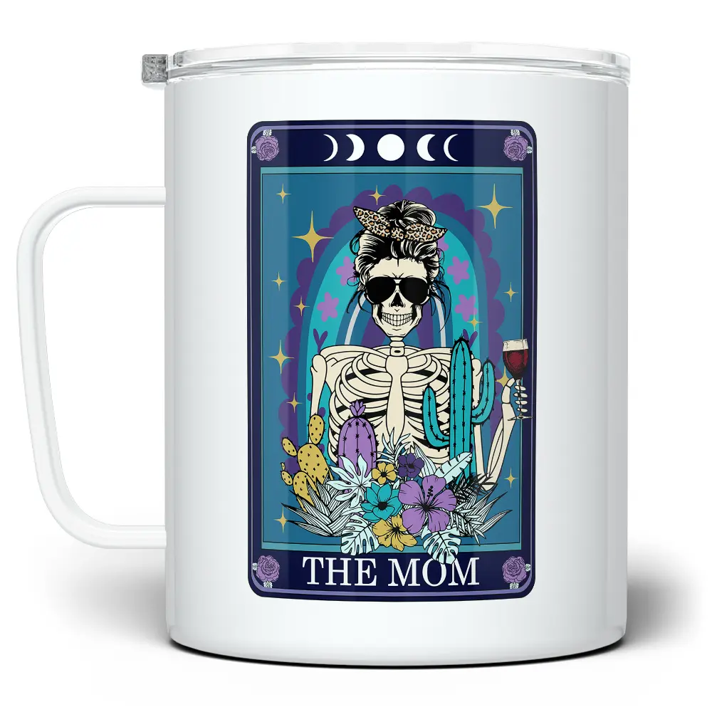LOFTIPOP The Mom Tarot Card Coffee Mug, Fun Witchy Mystical Mom Cup, Mother's Day Gifts, Designed and Printed in the USA by Loftipop