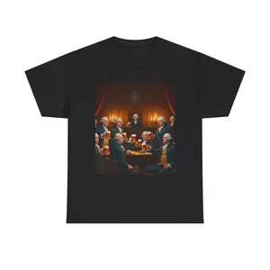 Founding Fathers Unisex Cotton Tee, Vintage Graphic Tee, Casual Wear, History Lover Shirt, Unique Gift, Unisex Apparel