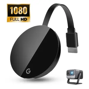 Wireless HDMI Display Adapter, Casting Dongle for i-Phone, Android, Laptop, PC to HDTV/Projector/Monitor, Wireless HDMI Transmitter and Receiver for Movies, Videos, Presentations, Digital Products