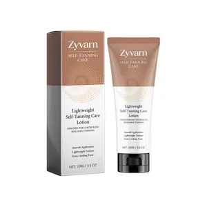 Zyvarn Lightweight Whitening Lotion, Sunless Long-Lasting Hydration, Odor-Free Wheat Color Whiteness, 100g Moisturizing Cream