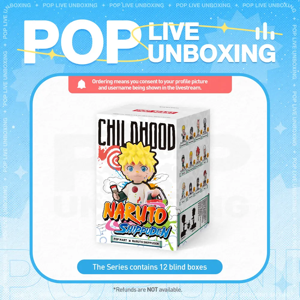 [POP NOW]NARUTO SHIPPUDEN Childhood Series Figures Blind Box POP MART