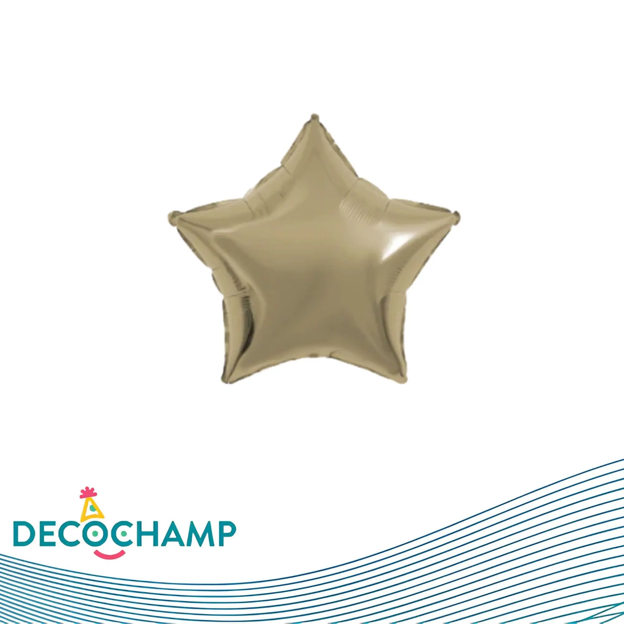Deco star solid 36" Champagne (Single Pack)