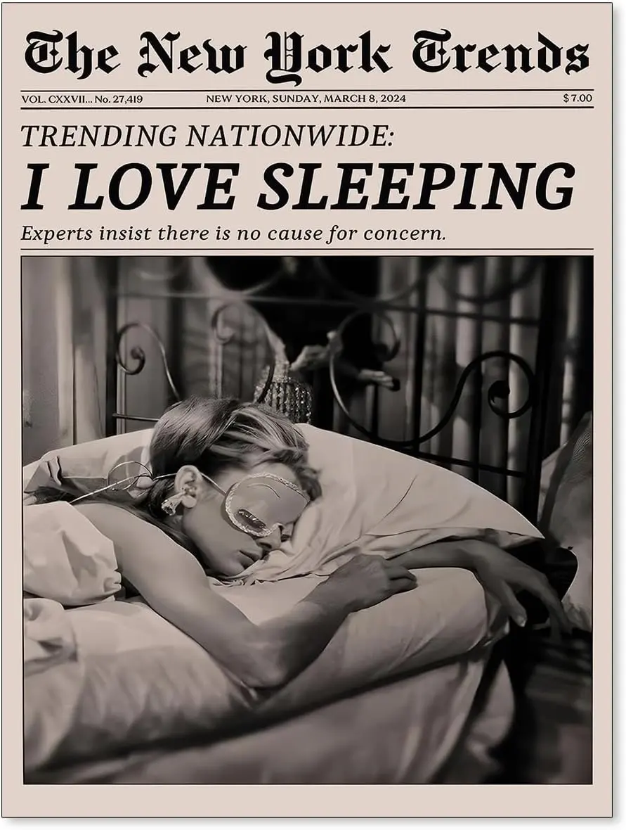I Love Sleeping Poster