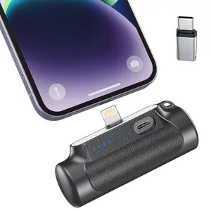 Fathersdaygift 6500mAh Portable Charger Power Bank Mini Ultra Compact Battery Pack for iPhone Samsung S22 S21 Google iPad Travel Essentials