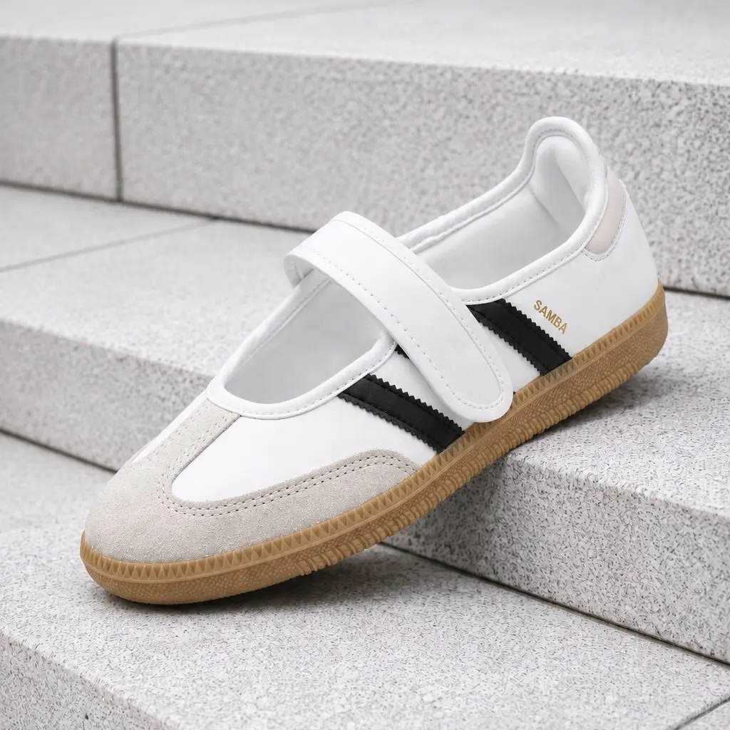 Adidas Samba Jane White Black Gum JR7436 GS & Women's Fashion Sneaker New
