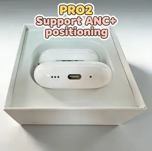 2025 NEW IOS18 ANC Pro 2 Wireless Bluetooth Earbuds Active Noise Cancellation Gaming Handfree Headset Earphone USB-C Type Cable Audio Portable Android Device
