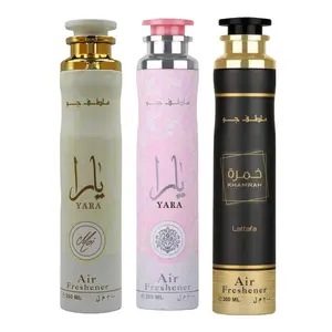 YARA Air Freshener (300ml) + YARA MOI Air Freshener (300ml) + KHAMRAH Air Freshener (300ml) from lattafa Perfumes