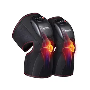 【FIT KING】Heated Knee Massager with Air Compression – 3 Modes & 3 Intensity Levels, Shiatsu-Style Daily Relief for Knee Therapy, Perfect Gift for Men & Women summerwins