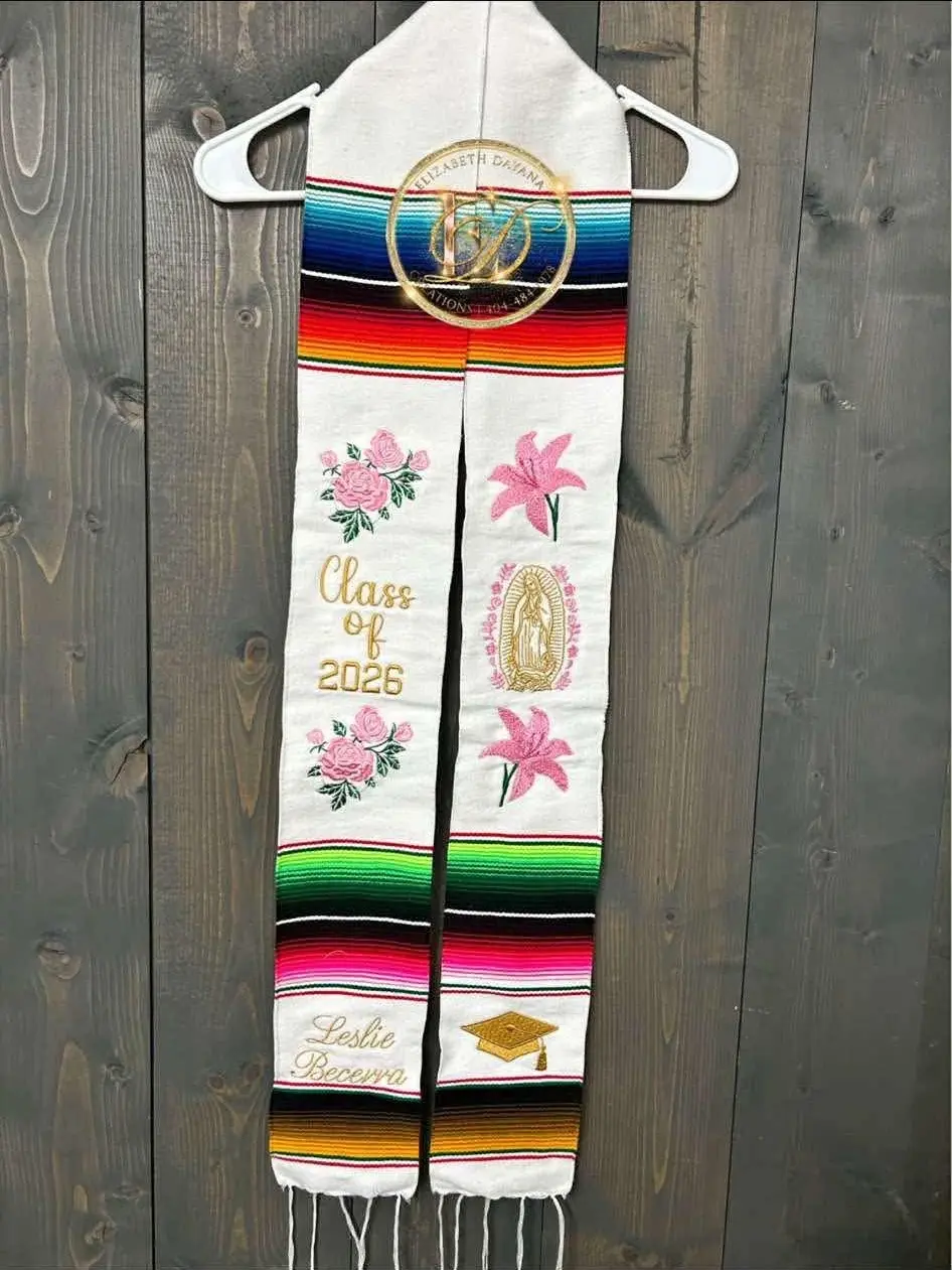 Graduation Estola roses,lilis and virgen