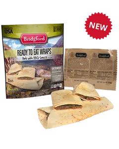 BBQ Pork 3 Pack - Bridgford MRE Ready To Eat Meal