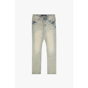 VALABASAS Men's "MR. FLEX" Vintage Wash Jeans