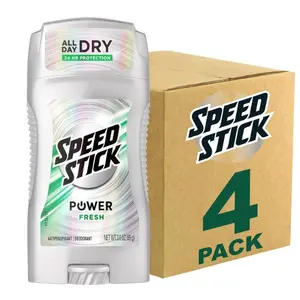 Men's Deodorant, Fresh, 3 Ounce, 4 Pack
