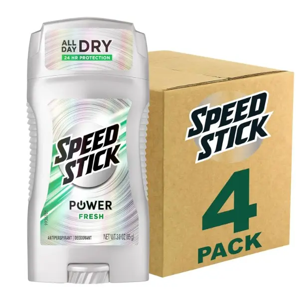Men's Deodorant, Fresh, 3 Ounce, 4 Pack