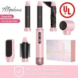 ATOPSKINS 5-in-1 LiteStyler Blow Dryer Brush - Soft Airflow Ultra-Lightweight Hair Dryer with Plastic Attachments, Christmas giftThermal Brush, Multi-Curl Functions, Low-Speed, 800W Power, 110V-120V, 30-Day Free Returns Salon-Quality Styling Tool,,techvib