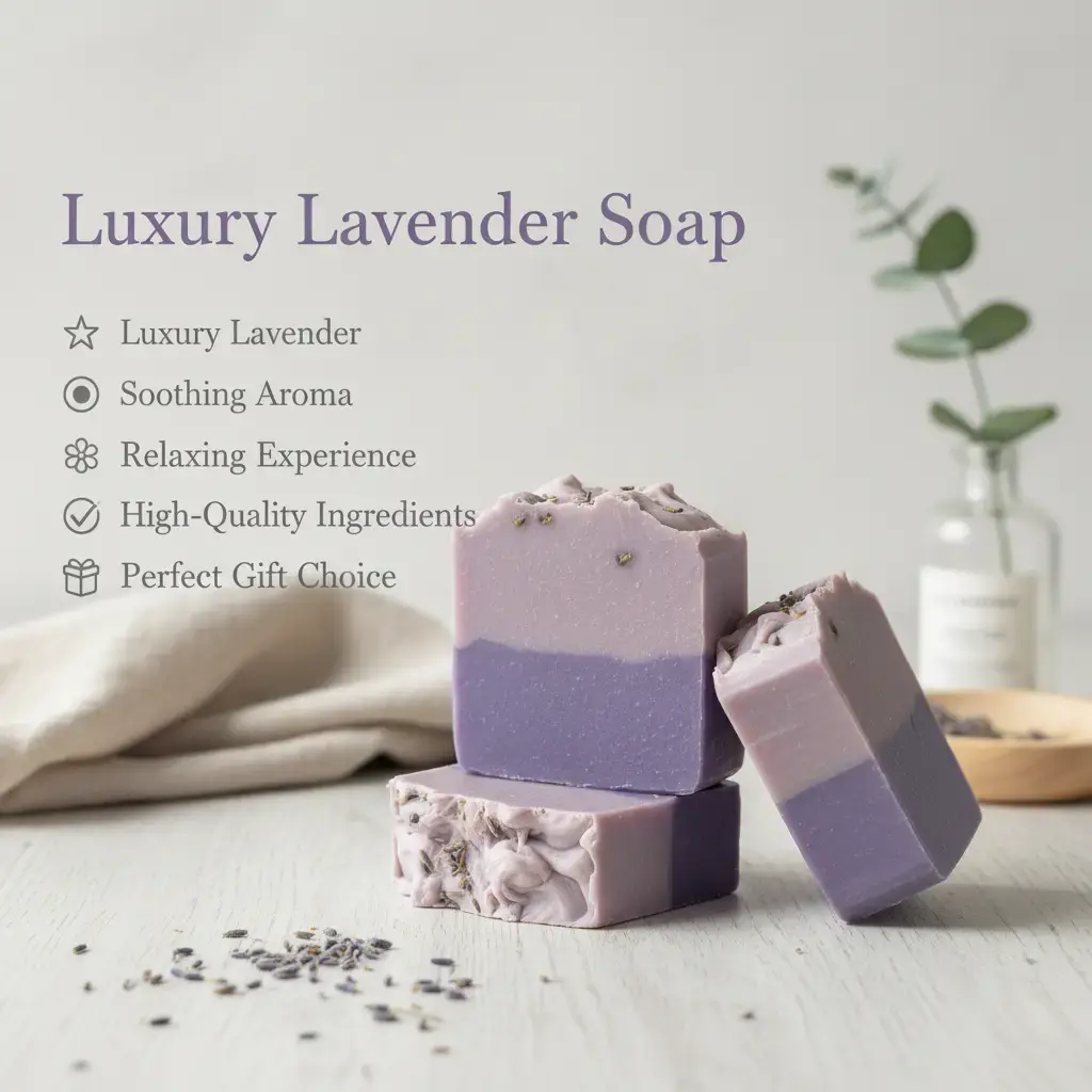 LUXURY LAVENDER SOAP LUXURY LAVENDER SOAP