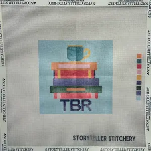 TBR List — Printed Needlepoint Canvas (Small Design, Canvas Only)