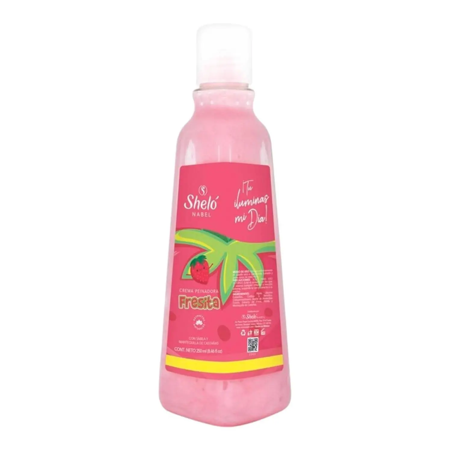 Shelo Nabel Fresita Styling Cream with Aloe Vera & Chestnut Butter 8.46 fl oz Strawberry Scented for Soft Manageable Hair  Haircare  Nourishing