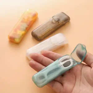 4 Mini Portable Storage Boxes, Durable Plastic Material, Multifunctional for Toothpicks Floss Jewelry, Home and Travel Use, Durable Plastic Organizers