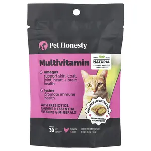 Pet Honesty Multivitamin, For Cats, Chicken, 3.7 oz (100 g)