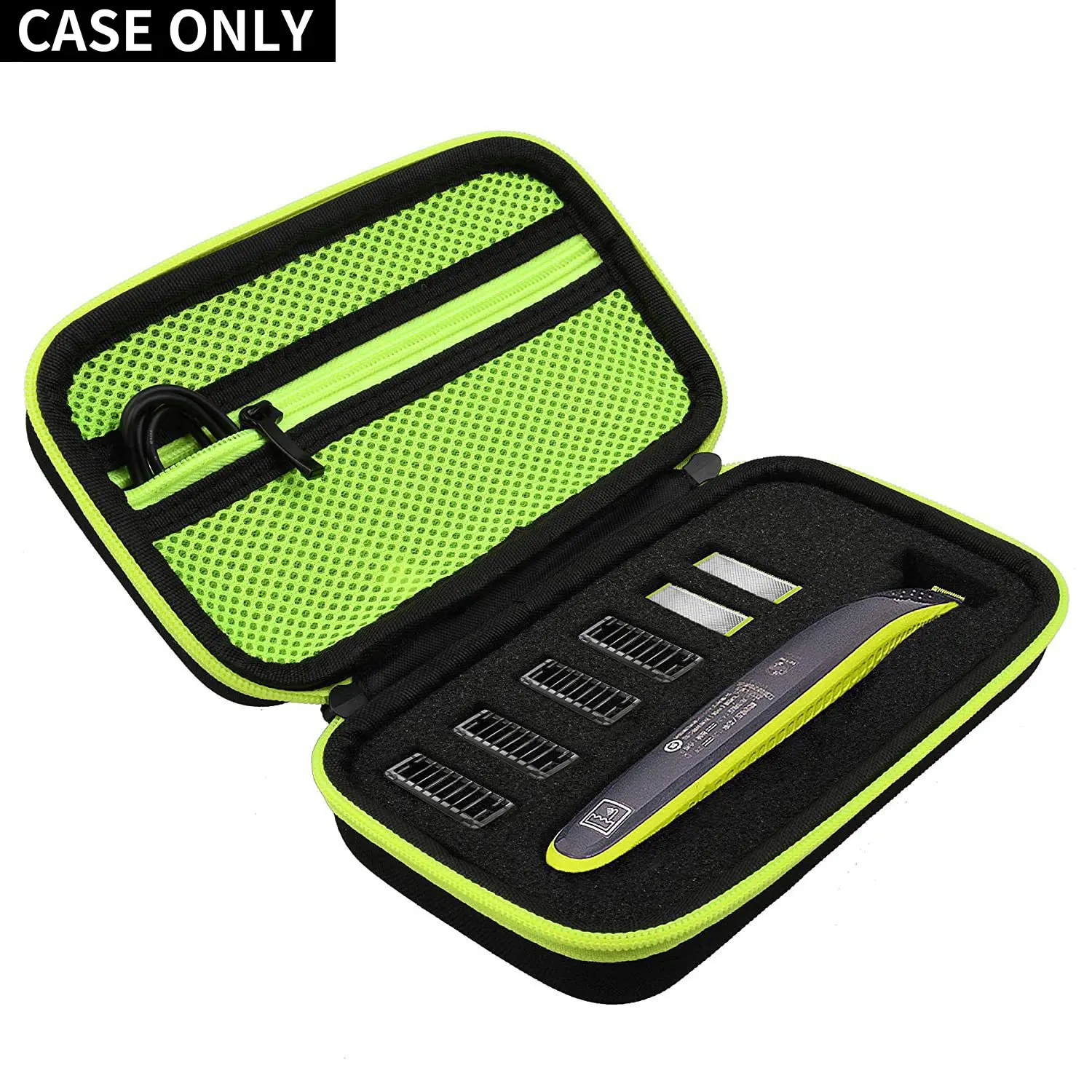 Men's Electric Shaver Shaving Storage Box Protection Case, Compatible with Oneblade Models Qp2520-Qp2834, Durable Snug Fit Lightweight Convenience Portable Material Design, Men's Gift Travel Trips