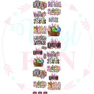 Happy Easter Gang Sheet 22"x60"