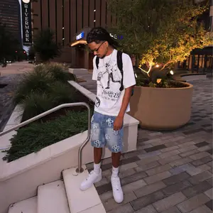 Jean Shorts "Stay Blessed" Collection