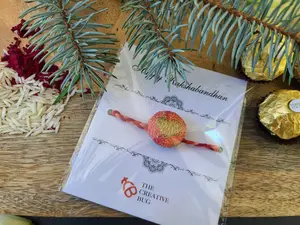 Rakhi | Raksha Bandhan | Handmade | Customized | Personalized | Crystals | Gems | Indian Bracelet | Rakhi for brother | Beaded Rakhri