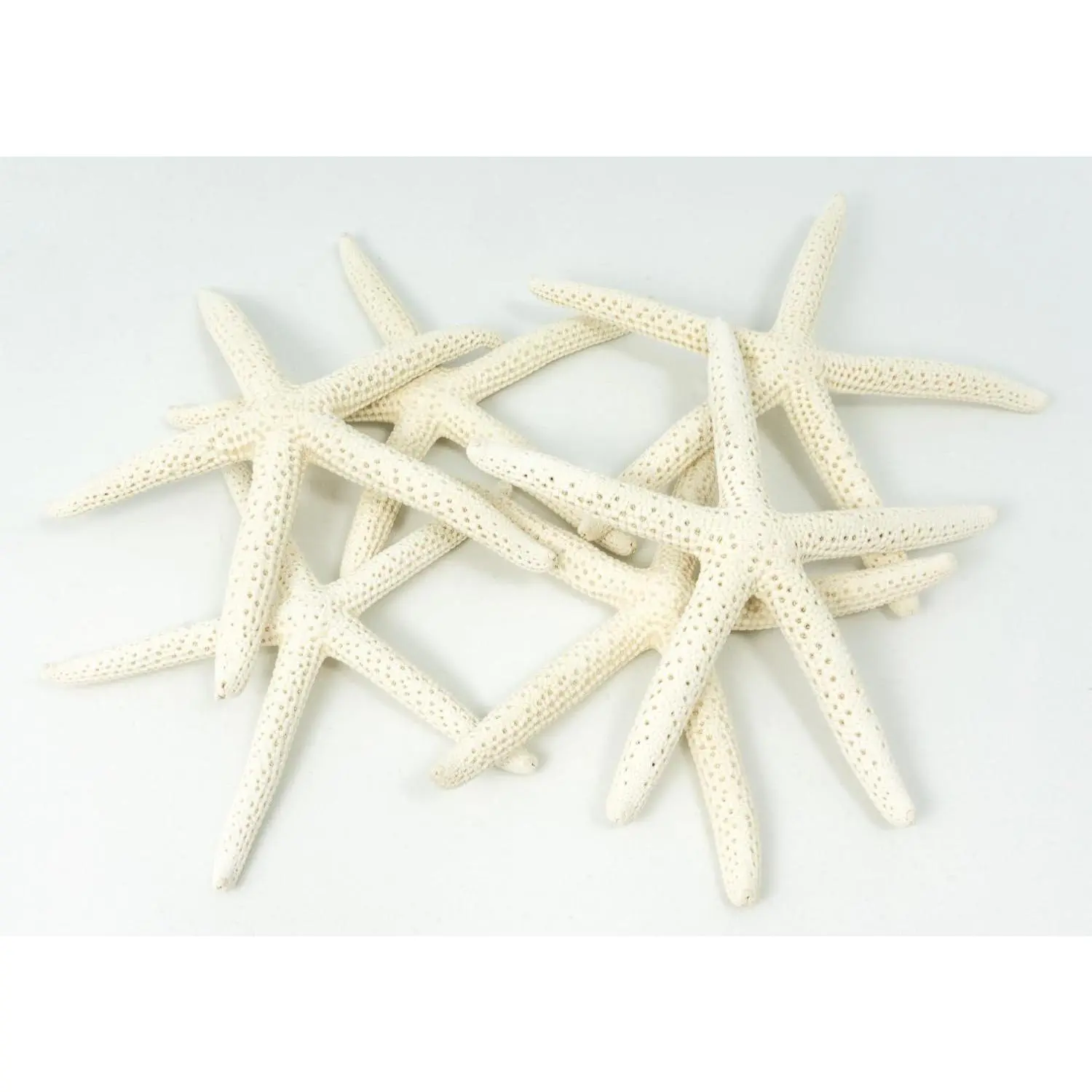 Starfish Decor -  Fish for Craft - 6pk Real 3-4" White Sea Stars - Beach Wedding Decor -  Party Decorations - Seashell Decor