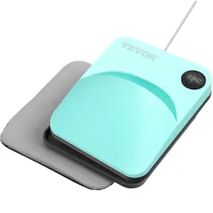 VEVOR Heat Press Machine, 10x12inches Portable Shirt Printing Multifunctional Sublimation Transfer Heat Press Machine Teflon Coated, Easy Iron-on Press for T-shirts/Bags/Pillows/HTV Vinyl Projects