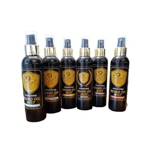 9th Wonder Hydrating Beard Oil Mist - Shiny Beard Moisturizer Organic Anti-dandruff Oil Control Moisture + Castor Oil Jojoba Blend for Comfort - Hair Care US Smoother Moisturizing