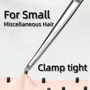 1 Pcs High Quality Stainless Steel Eyebrow Tweezers, Hair Removal Pliers, Ingrown Hair Tweezers, Angled Eyebrow Tweezers, Precision Tweezers, Facial Care Tools