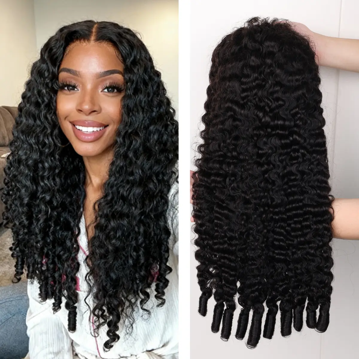 Msgem Hair 250% Density Full 13x4 SKINLIKE Real HD lACE Frontal Burmese Curly Virgin Human Hair Wigs Invisible 0.1mm Ultra-thin Frayed Ends Lace Frontal Wig Pre Plucked Tiny Knots #SummerVibes #Weeklydeals #SummerWins#DealsForYouDays